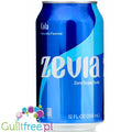 Puszka napoju gazowanego Zevia Cola bez cukru i kalorii, słodzona stewią, o pojemności 355 ml.