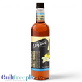 Butelka syropu Guiltfree DaVinci French Vanilla bez cukru o pojemności 750 ml z etykietą o smaku waniliowym.