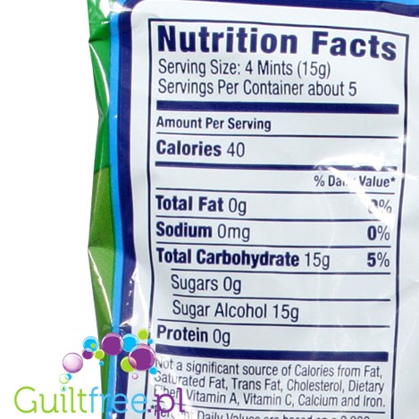 Lifesavers ® Sugar Free Wintogreen Mints Peg Bag 2.75oz - sugar-free candies, mint flavor