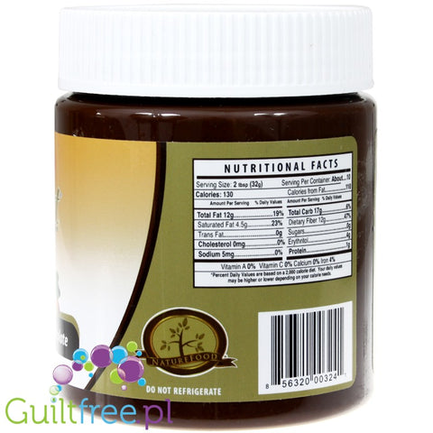Sugar Free Nuti Light Gluten-Free Almond & Dark Chocolate Spread