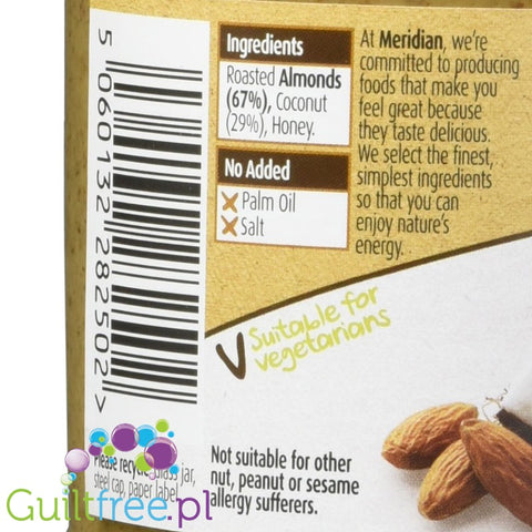 Meridian smooth coconut and almond butter