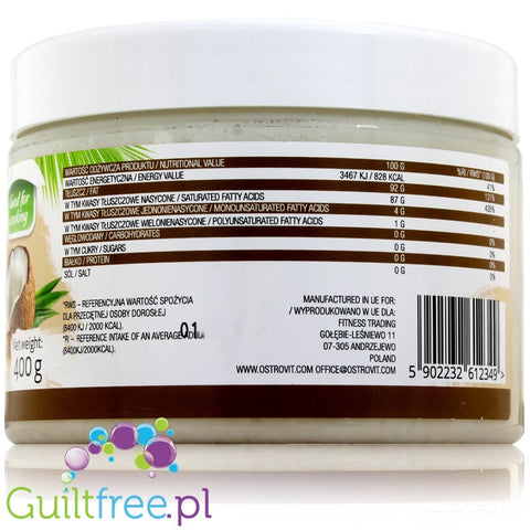 OstroVit Extra Virgin Coconut Oil - Coconut oil unrefined