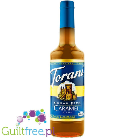 Torani Sugar Free Caramel Syrup - Sugar free caramel syrup, contains sweeteners