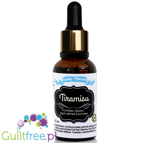 Funky Flavors Tiramisu flavor for shakes, desserts, yoghurt, ice cream & pancakes