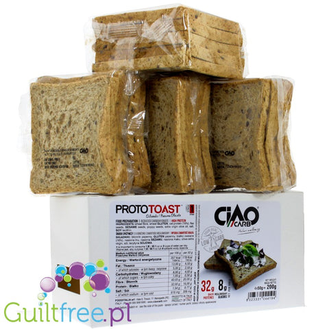  crisp toast with grains and seeds