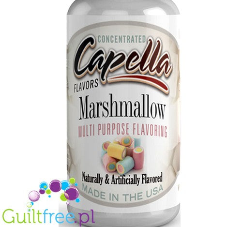 Capella Flavors Marshmallow Flavor Concentrate - Concentrated sugar-free and fat-free food flavors: sugar marshmallow