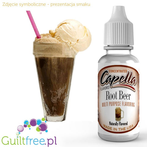 Capella Flavors Root Beer Flavor Concentrate - Concentrated flavor of food without sugar and no fat: root beer