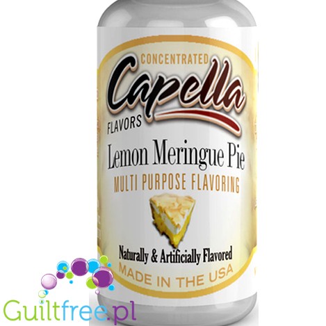 Capella Flavors Lemon Meringue Pie Flavor Concentrate - Concentrated sugar-free and fat-free food flavors: lemon cake with merin