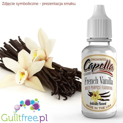 Capella Flavors French Vanilla Flavor Concentrate - Concentrated flavored food without sugar and fatty: vanilla
