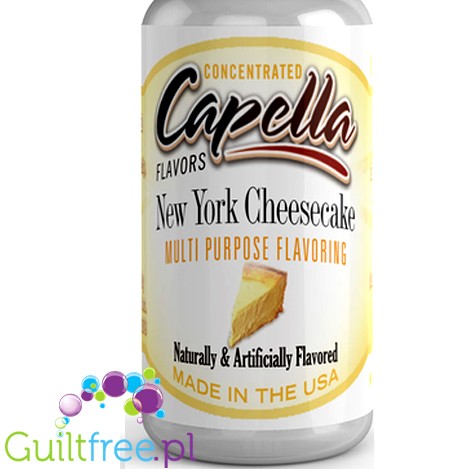 Capella Flavors New York Cheesecake Flavor Concentrate - Concentrated sugar-free and fat-free food flavors: New York cheesecake