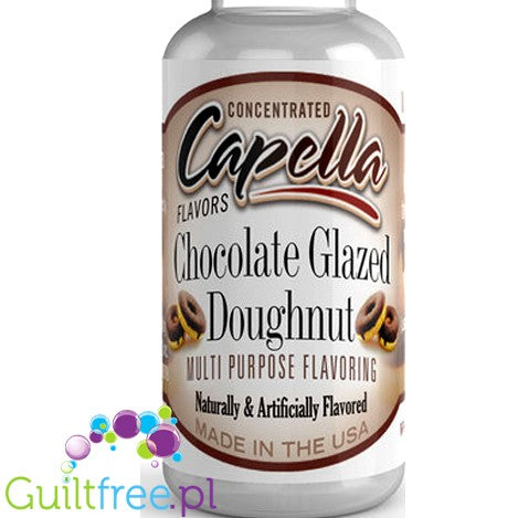 Capella Flavors Chocolate Glazed Donut Flavor Concentrate - Concentrated sugar-free and fat-free food flavors: chocolate donut