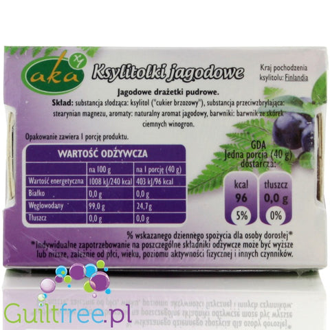 Sugar-free xylitol-sweetened, sugar-free xylitol tablets