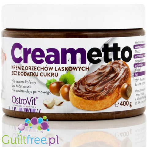 Ostrovit Cremetto - cream spreads with nuts without added sugar