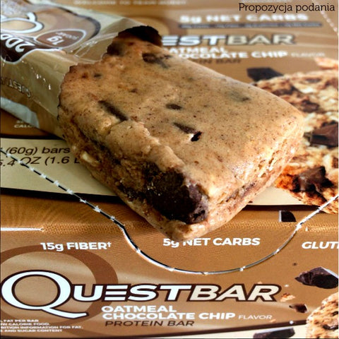 Quest Protein Bar Oatmeal Chocolate Chip Flavor 