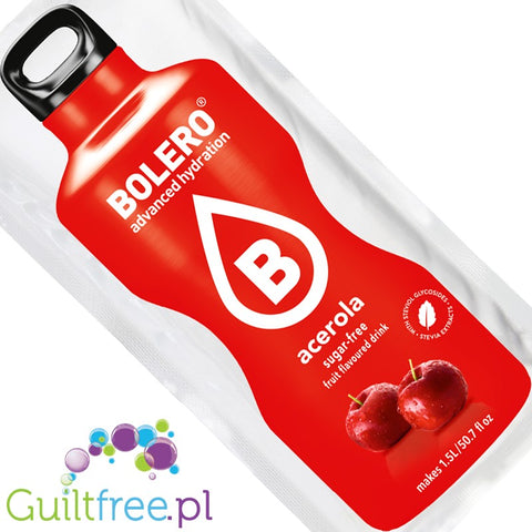 Bolero Instant Fruit Flavored Drink with sweeteners, Acerola