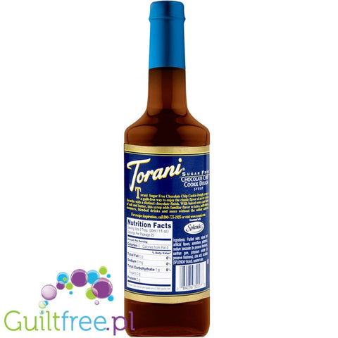 Torani Sugar Free Chocolate Chip Cookie Dough Syrup