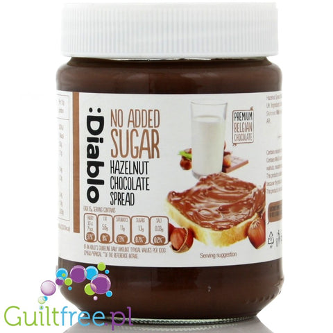 Diablo no sugar added - Chocolate-nutty cream without sugar