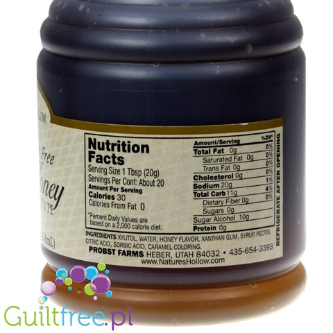 Nature's Hollow Sugar Free Honey Substitute