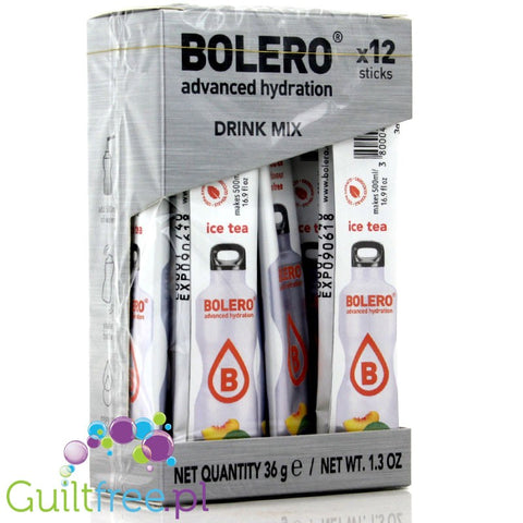 Bolero Instant Fruit Flavored Drink with sweeteners Ice Tea Peach