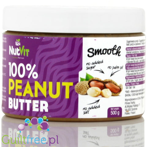 OstroVit NutVit smooth peanut butter 100% nuts 