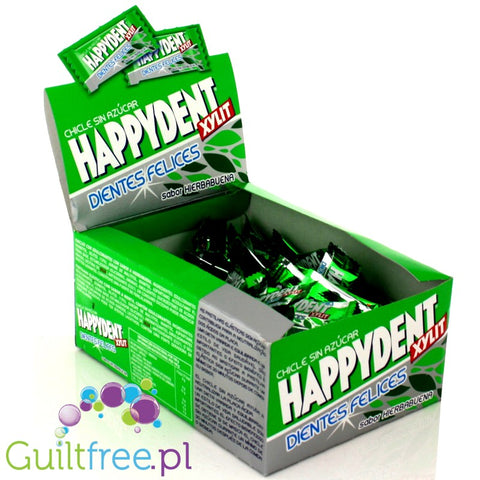 Happiness Xylit chewing gum peppermint flavored pepper