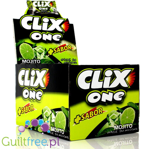 Clix One Mojito- sugar-free chewy gum with lime-mint flavor