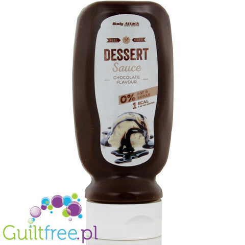 Body Attack Chocolate Cocoa-based Syrup - Chocolate-sweet dessert sugar syrup, contains sweeteners