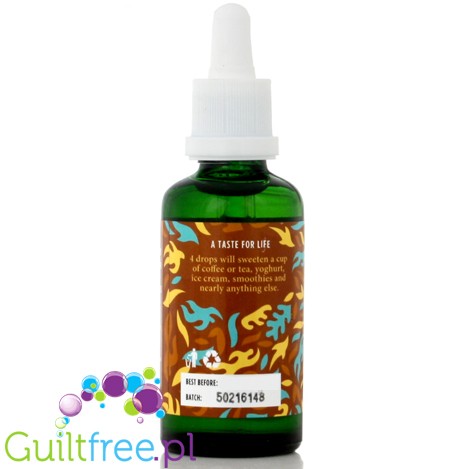 Good good sweet drops of stevia, vanilla flavor