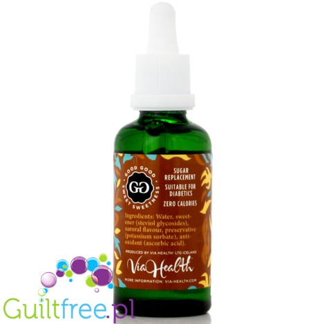 Good good sweet drops of stevia, vanilla flavor