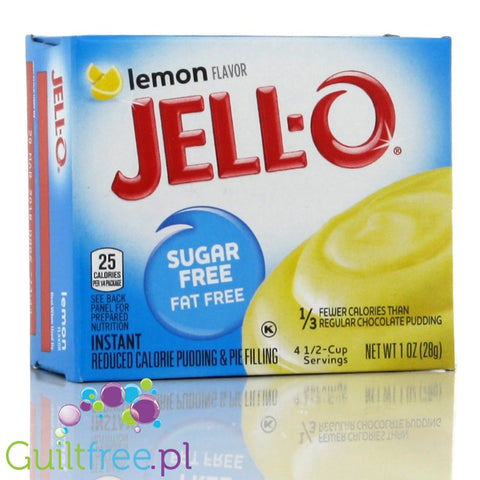 Sugar Free - Fat Free lemon flavor - Pudding without sugar and no fat with a lemon flavor