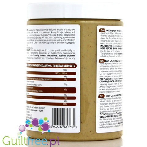 OstroVit NutVitCashew Butter Smooth 100% 