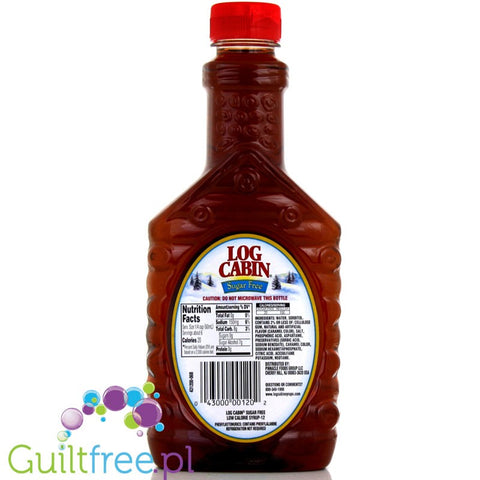 Log Cabin Sugar Free Low Calorie Syrup Maple Flavor
