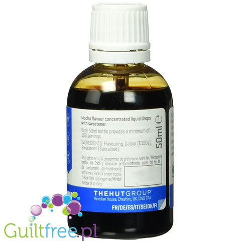 MyProtein Flavdrops liquid mocha flavors with sweeteners - liquid coffee flavor with sweetener