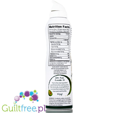 Chosen Foods Avocado Oil Spray