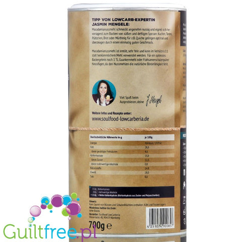 Soulfood Low Carberia Macadamia Flour