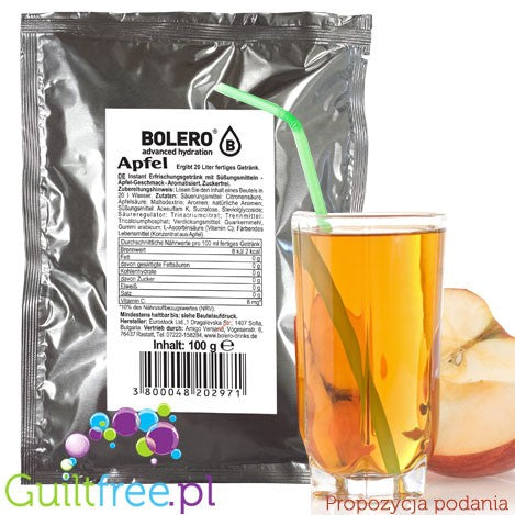 Bolero Drink Instant Fruit Flavored Drink with sweeteners Apple