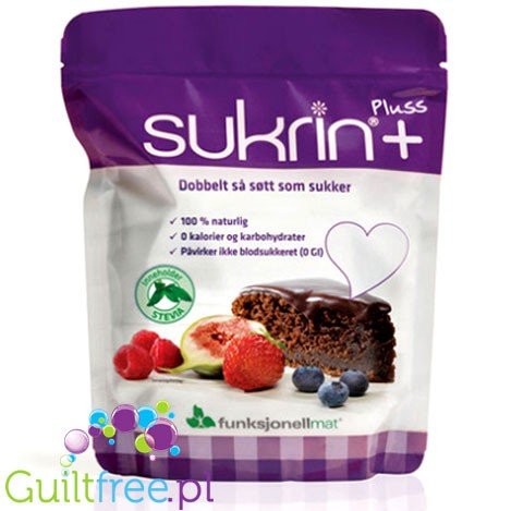 Sukrin Pluss is a natural sweetener with erythritol