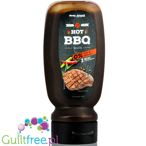 Body Attack Hot BBQ zero calorie sauce