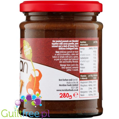 Meridian cocoa & peanut 280g