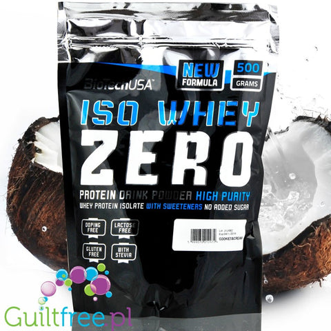 BioTech USA Iso Whey Zero 0,5kg, Coconut