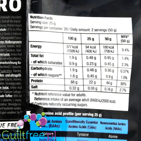 BioTech USA Iso Whey Zero 0,5kg, Coconut