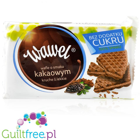 Wawel cocoa waffers no added sugar, 110g