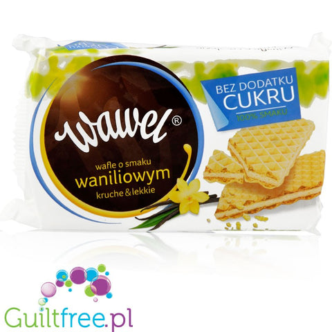 Wawel vanilla waffers no added sugar, 110g