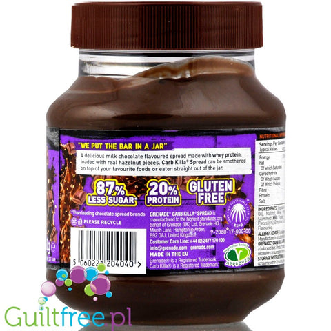 Grenade Carb Killa Protein Spread Hazel Nutter