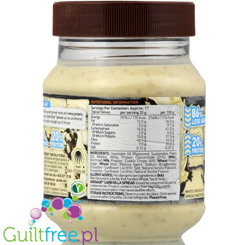 Grenade Carb Killa Protein Spread White Chocolate Cookie