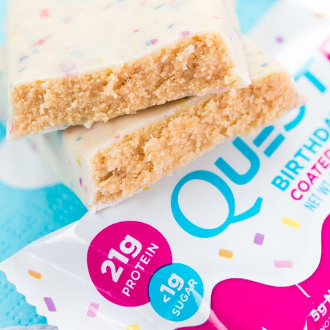 Quest Bar Birthday Cake