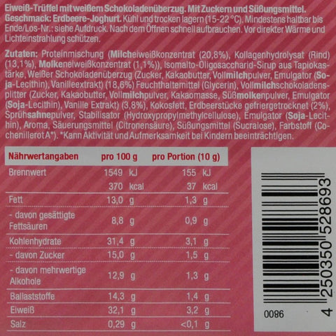 Body Attack Protein Truffles with 33% Protein, Strawberry & Yoghurt