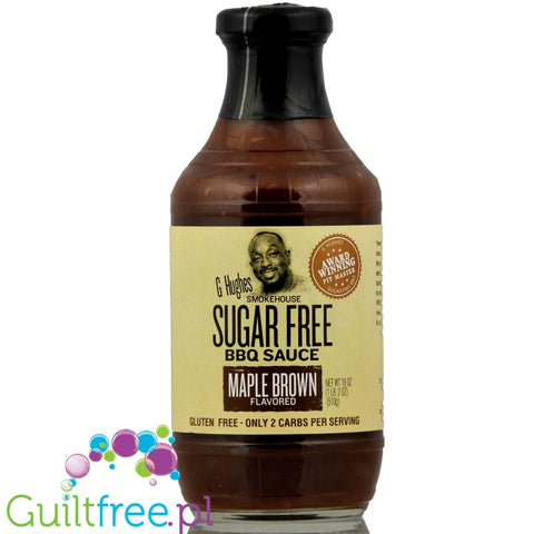 G. Hughes BBQ Maple Brown sugar free barbecue sauce