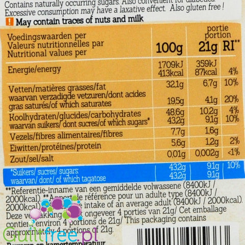 Damhert - Dark chocolate without orange peel