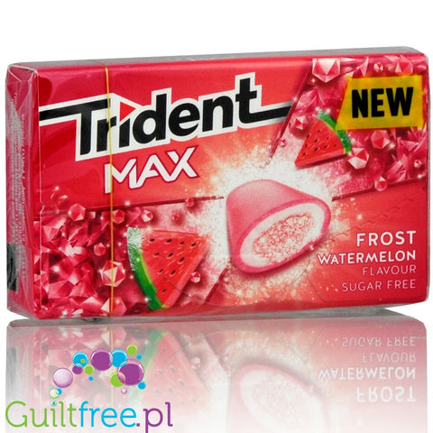 Trident Max Frost Watermelon sugar free chewin gum